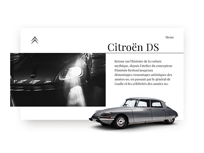 Citroen DS Ui Design