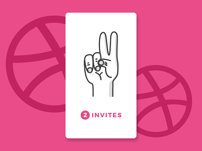 2 Dribbble Invites