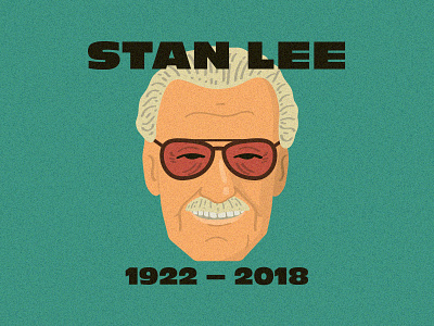 Stan Lee design fanart illustration marvel marvelcomics ripstanlee stan lee