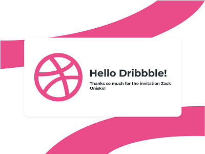 Dribbble Debut - Hello Dribbble!