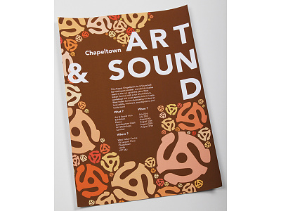 Chapeltown Art & Sound Poster Design bold carnival culture design for illustration music poster print promotional typography