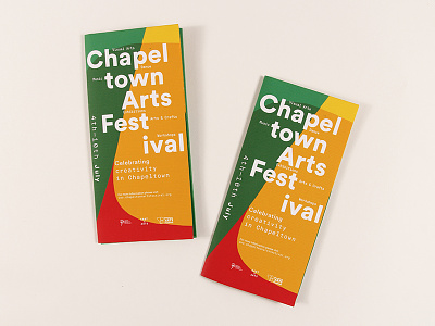 Chapeltown Arts Festival 2016 Leaflet art bold culture design editorial illustration leaflet leeds music print promotional typography