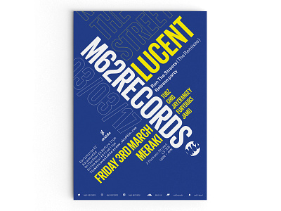 M62 Records Poster Design