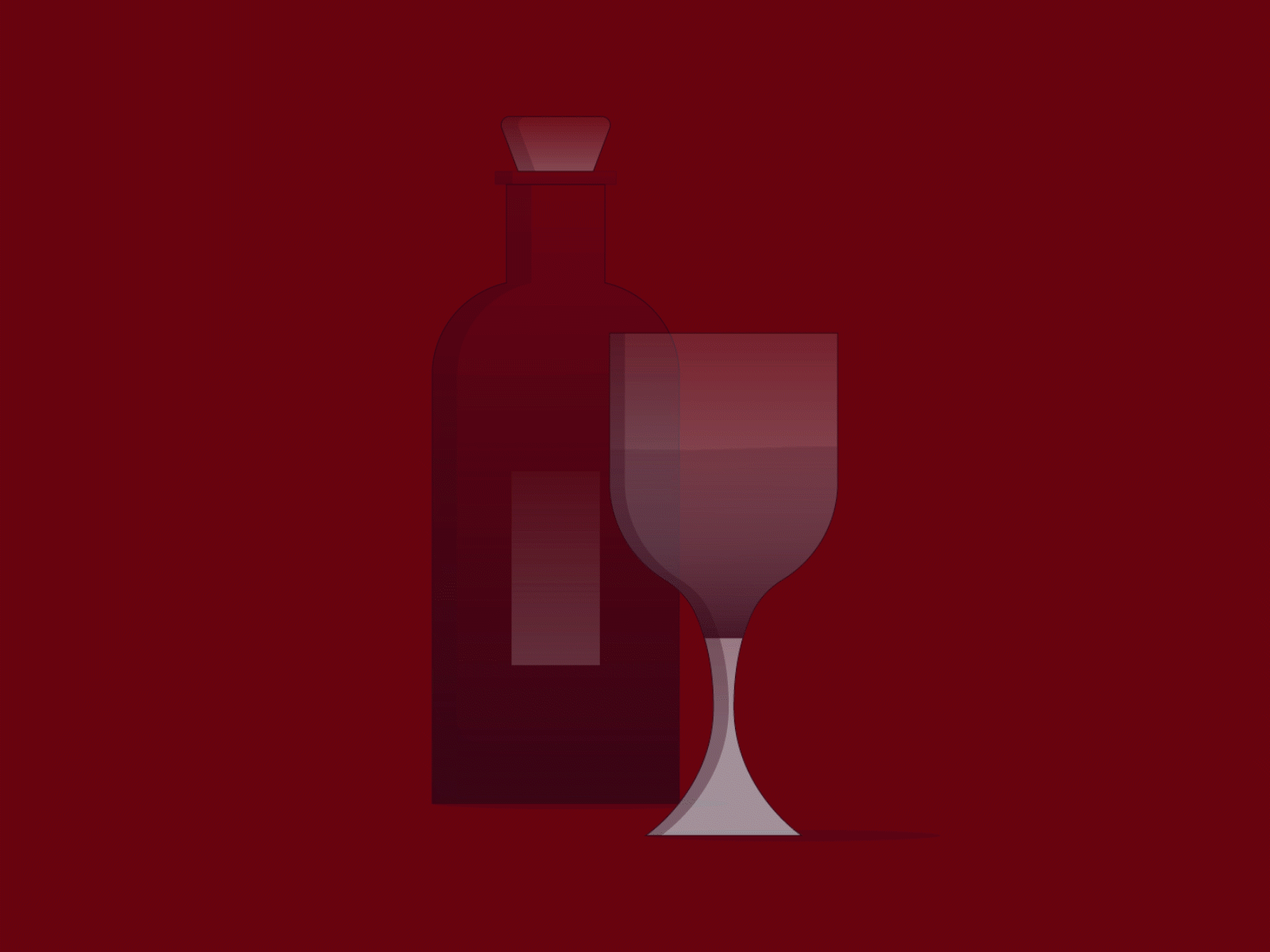 Wine aftereffects animation art artwork daily design draw illustration istanbul minimal wine work şarap