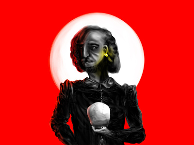 William Shakespeare art artwork daily design graphic illustration minimal william shakespeare work