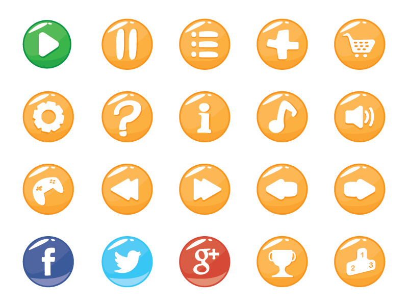 Game İcon Kit artwork work art adobeillustrator adobe kit icon gameicon game graphic design minimal