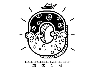 Oktoberfest 2014 illustration vector