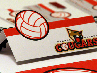 Orange County Cougars branding identity illustration personal print
