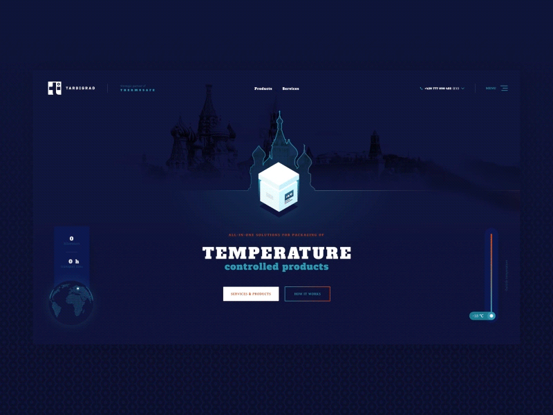 Homepage animation