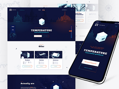 Tardigrad website corporate delivery interface preview responsive transport ui ux webdesign website