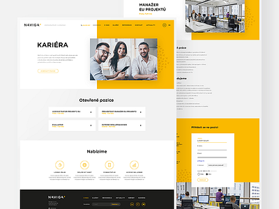 Career page business career clean company corporate minimal page ui web web design