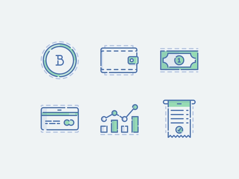 Money Icon Set 2d business colored electricity filled flat icon line money outline set