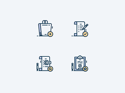 Spot Icons For Grafiking 2d colored filled icon illustration line outline ron spot web