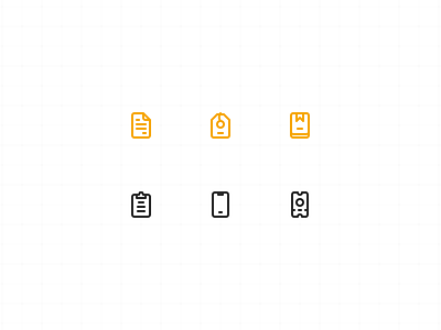 Small Icons 2 24 2d flat grid icon illustration line outline set