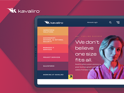 Kavaliro Website Redesign - Case Study