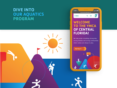 YMCA Website - Mobile Design