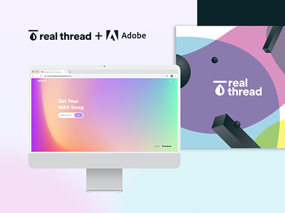 Real Thread + Adobe Shopify Merch Shop - Case Study brand design brand identity branding design graphic design logo website