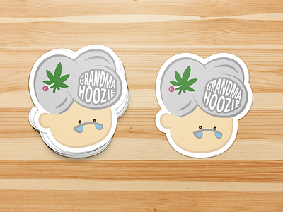 Grandma Hoozie Stickers