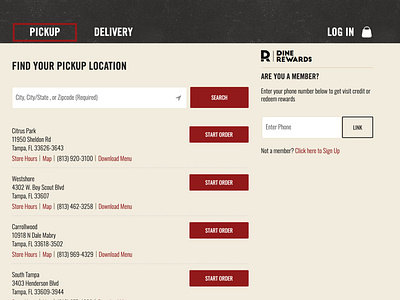 Outback Steakhouse Dine Rewards & Online Delivery Workflows