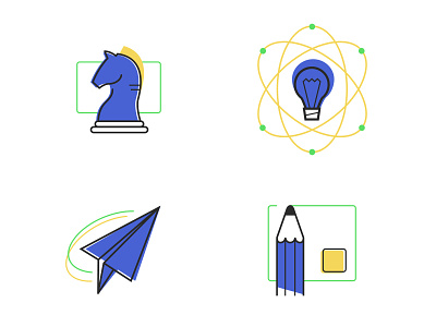 Design Icons design icons knight light pencil plane