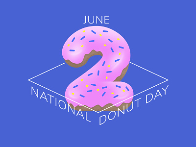 Happy Donut Day! donut donut day holiday illustration
