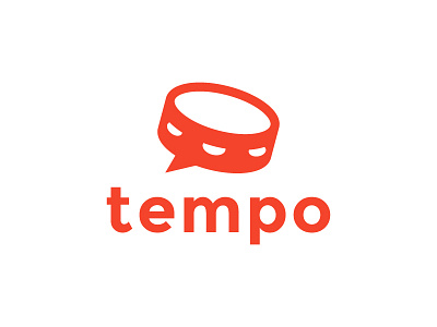 Tempo Logo branding chat for hire identity interface logo music tambourine vancouver
