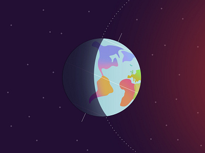 Happy Summer Solstice! earth globe icon illustration planet space world