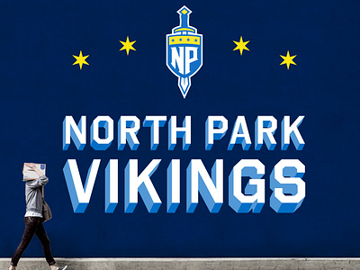 North Park Vikings Mural