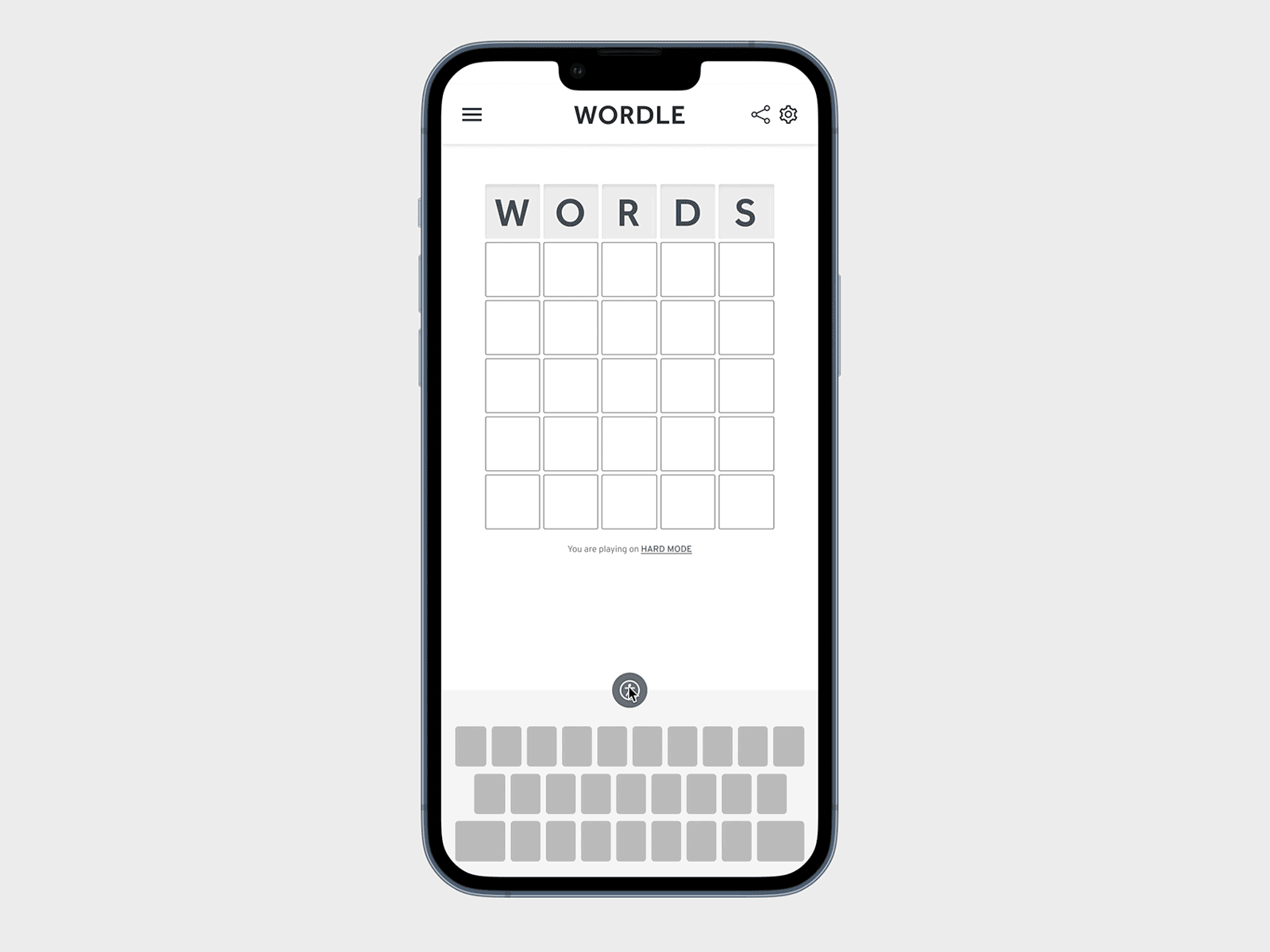 Wordle Wireframe / Sketch crossword figma interface new york times scrabble ui ui ux research ux website wordle