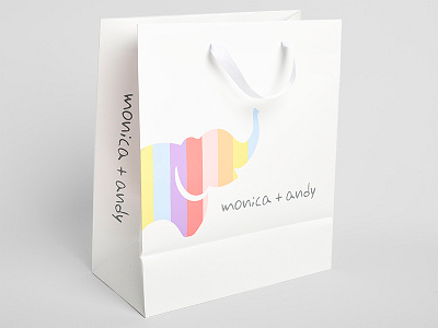 Monica + Andy Spring Bags packaging packagingdesign photography retail design shopping bag