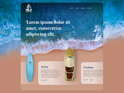 Tourism website design #kovalam branding design figma landing tourism ui ux