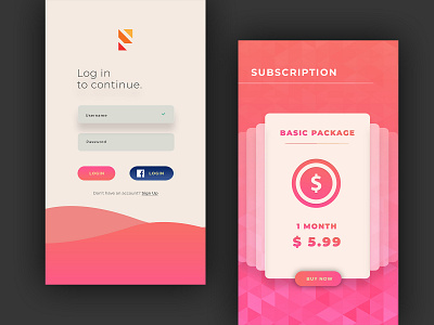 Login & subscription