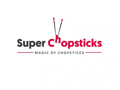 Super Chopsticks animation app branding chopstick chopsticks design illustration logo photoshop vector website