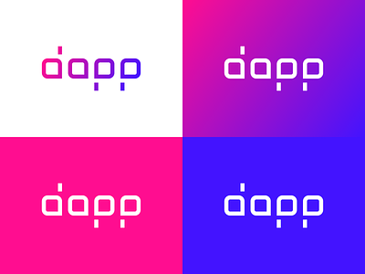 Dapp.com ･ Logo branding code colors dapp dapp.com dapps decentralized ecosystem eos ethereum logo logotype neo primary colors shapes steem tron typography ui vector