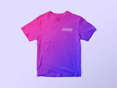 Dapp.com ･ T-Shirt branding code colors dapp dapp.com dapps decentralized ecosystem eos ethereum logo logotype neo shirt steem t shirt tron typography ui vector