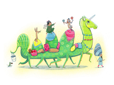 Magical unicorn #1 art book design graphic design illustration kids