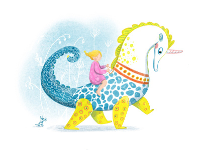 Magical unicorn #2 art book design graphic design illustration kids