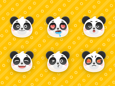 Panda expression bag ai app design icon logo ps ui web 图标