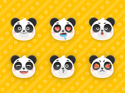 Panda expression bag