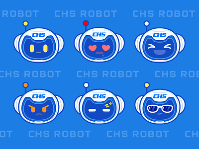 robot- emoticon ai design icon illustration illustrations ps web 图标 应用 设计