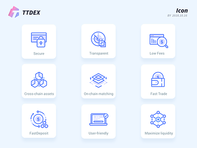 ByteTrade-ttdex icon ai design icon illustration logo ps ui web