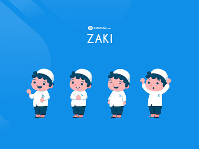 Kitabisa Zaki - Personal Zakat Assistant boy character child eid illustration islam kitabisa little boy moslem ramadan zakat zaki