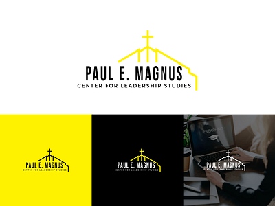 A Clean Logo for Paul E. Magnus Center for Leadership Studies.
