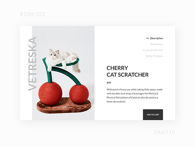 Daily UI 021 - Pet Product Detail Page