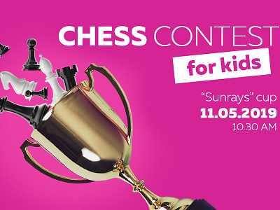 Social media advertisement for a chess contest