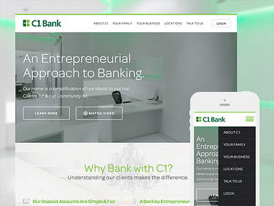 C1 Bank Website