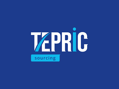 TEPRIC Sourcing branding illustration logo logotype vector