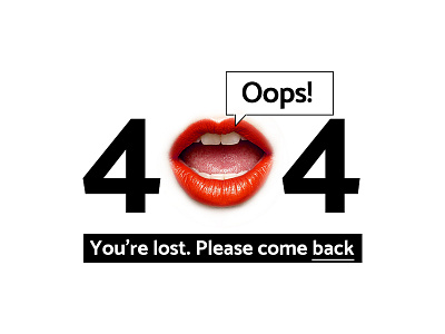 404 | Webdesign 404 adult clean minimalist ui web