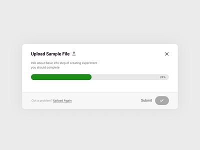 Upload Sample check concept design popup sample ui upload upload file user experience user inteface ux web