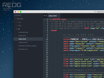 Redg ( color scheme ) color colorscheme redg scheme sublimetext